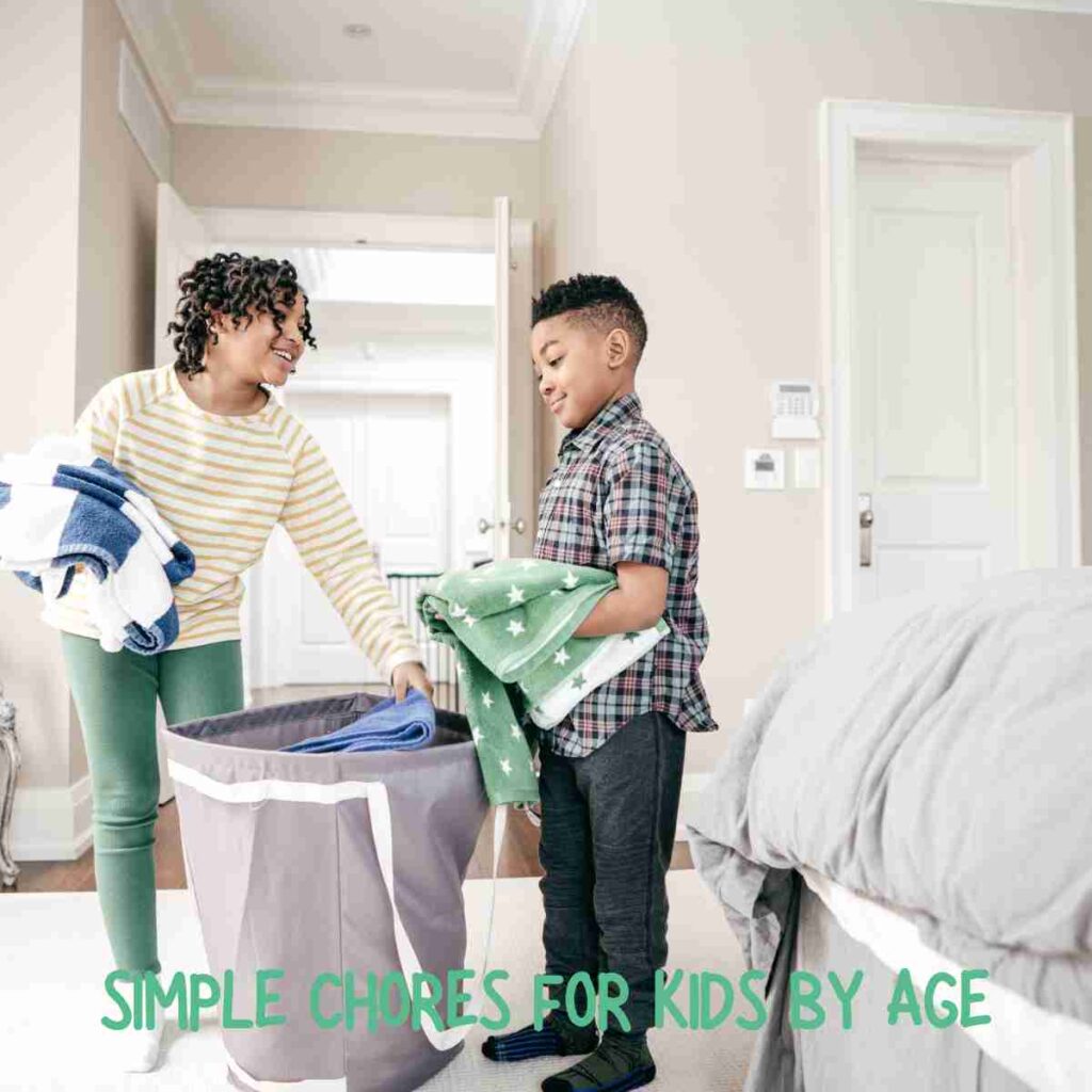 Simple Chores for Kids by Age